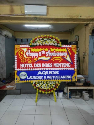Papan Bunga di Blok M Square