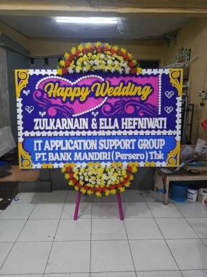 Papan Bunga di Blok M Square